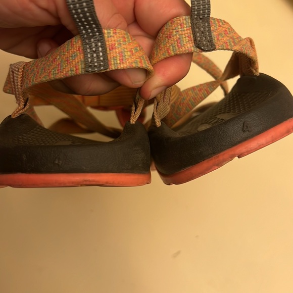Gently used size 4 Chaco. Pink / peach / orange ish - Lots of life left. - Picture 5 of 5